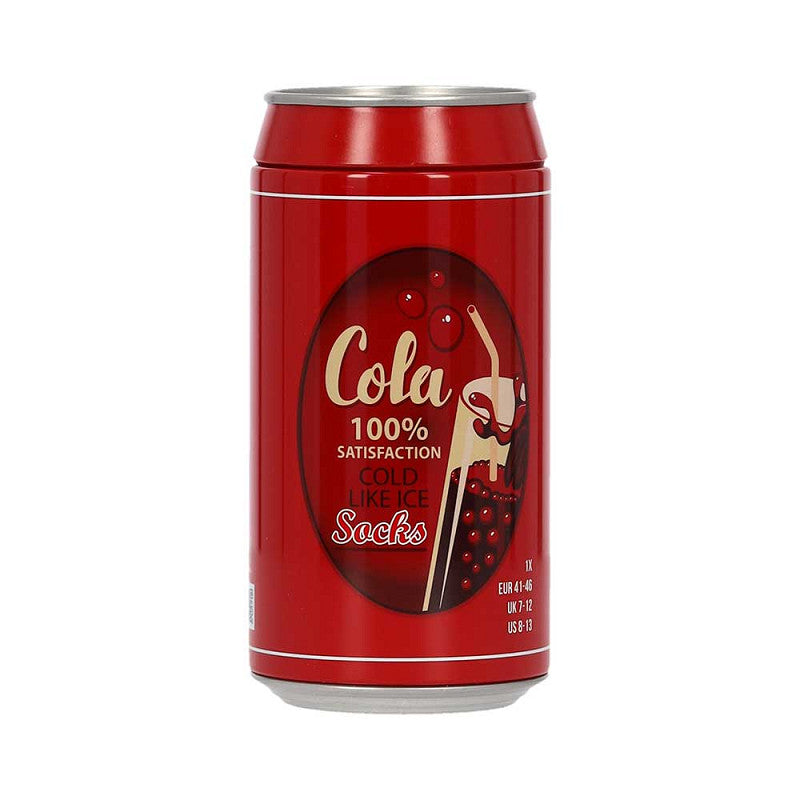 Lata Mealheiro com 1 par meias Amantes de Cola