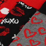 Caja de regalo con 3 pares de calcetines "LOVE IS..."