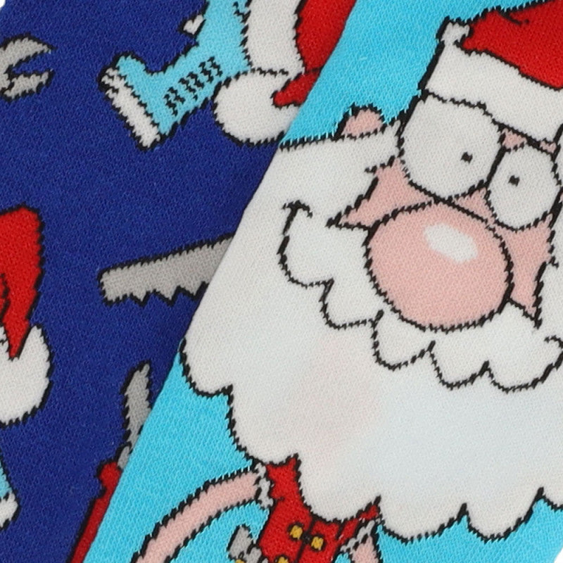 Pack 2 Pares de Calcetines Divertidos de Navidad para Hombre