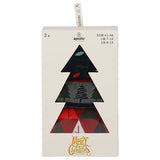 Caja de Regalo con 3 Pares de Calcetines de Navidad para Hombre