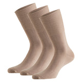 Pack 3 Calcetines en Modal Antipress Beige