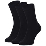 Pack de 3 pares de calcetines de canalé en fibra de bambú