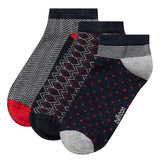 Pack 3 pares de calcetines cortos casuales Trendy de BAMBÚ