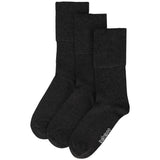 Calcetines “Silk Touch” • Para Diabéticos • Anti-Press • Bambú • Pack 3 • Gris Oscuro