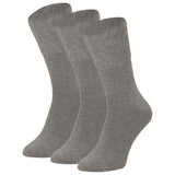 Calcetines “Silk Touch” • Para Diabéticos • Anti-Press • Bambú • Pack 3 • Gris Medio