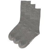 Calcetines “Silk Touch” • Para Diabéticos • Anti-Press • Bambú • Pack 3 • Gris Medio