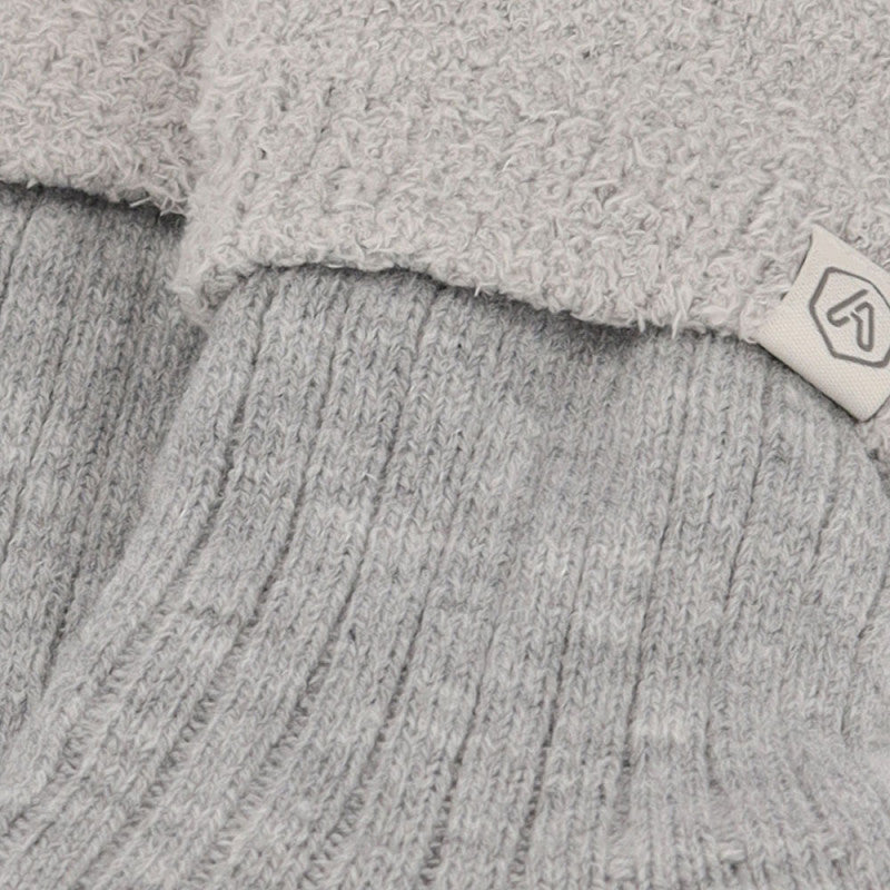 Calcetines de Punto Acanalado con Interior Polar - Gris