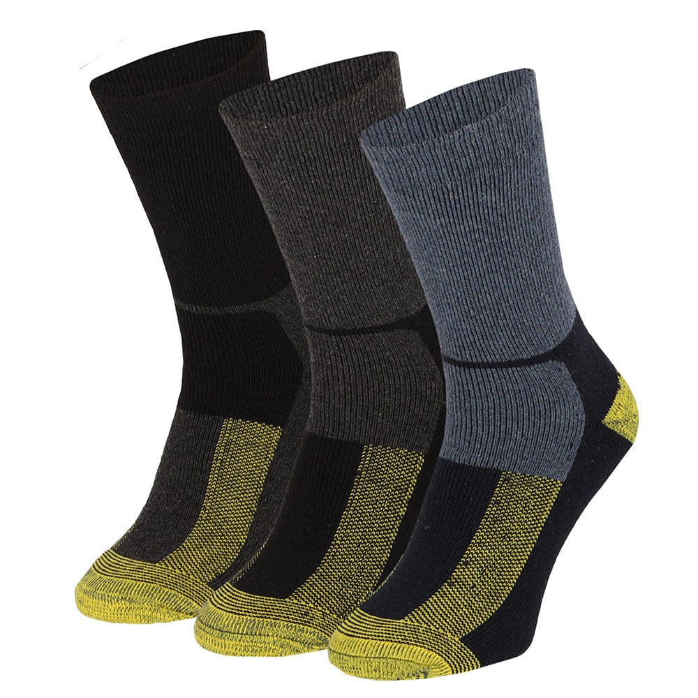 Pack 3 Pares de Calcetines Trabajo Reforzados Alto Rendimiento