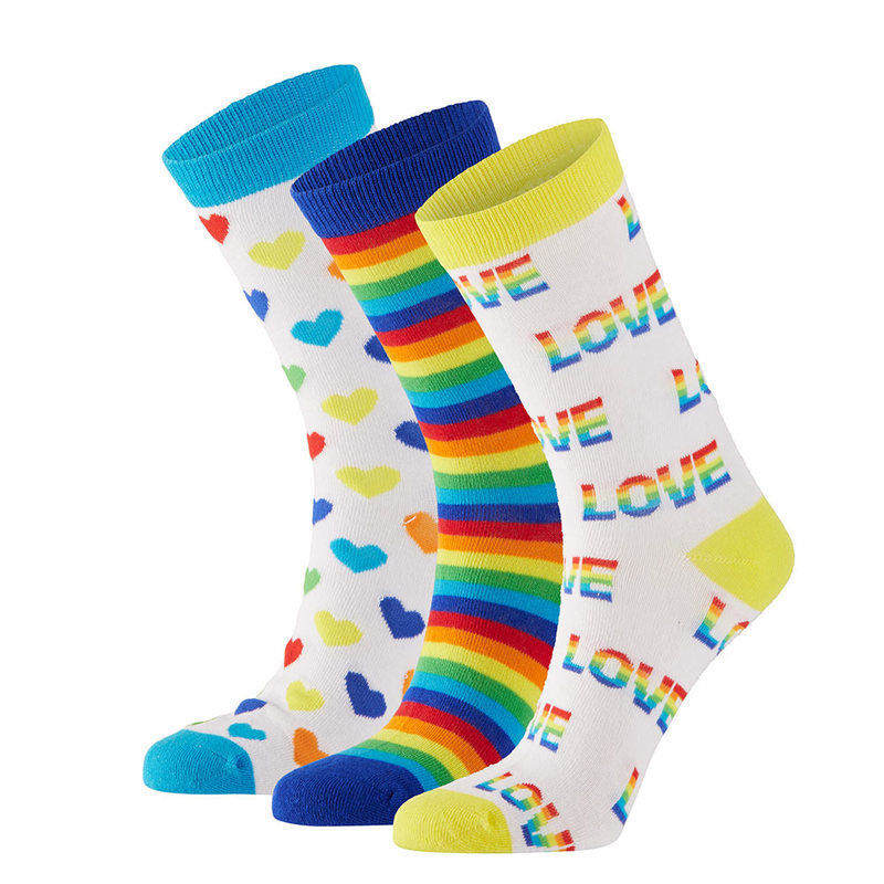 Caja Regalo 3 Pares de Calcetines Pride Lover