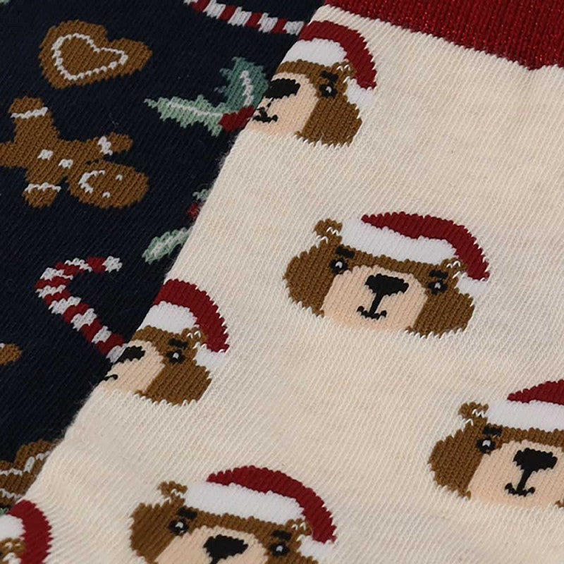 Bola de Navidad con 2 pares de Calcetines para Mujer