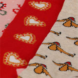 Caja de Regalo con 3 Pares de Calcetines de Navidad para Mujer