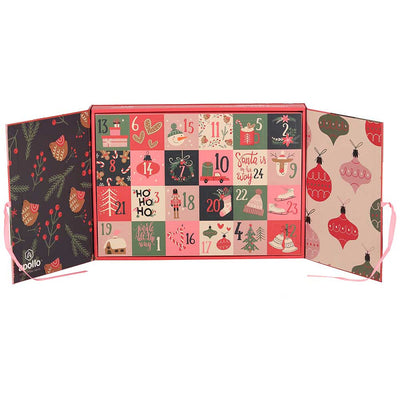 Calendario de Adviento de Navidad para Mujer - Navidad Encantada (Pack 12 pares)