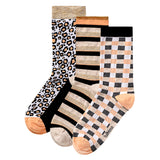 Pack 3 Pares de Meias casuais Trendy em Bambu