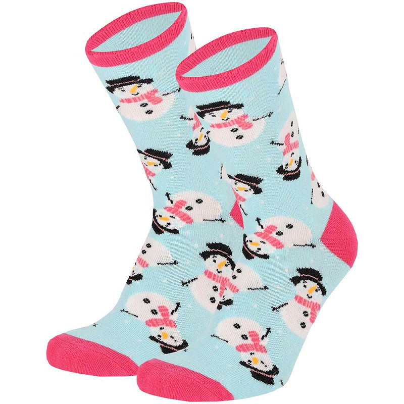 Calendario de Adviento de Navidad para Niñas - Muñeco de Nieve (Pack 12 pares)