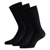 Meias em Bambu "Silk Touch" Suavidade Extrema • Pack 3 Pares • Preto