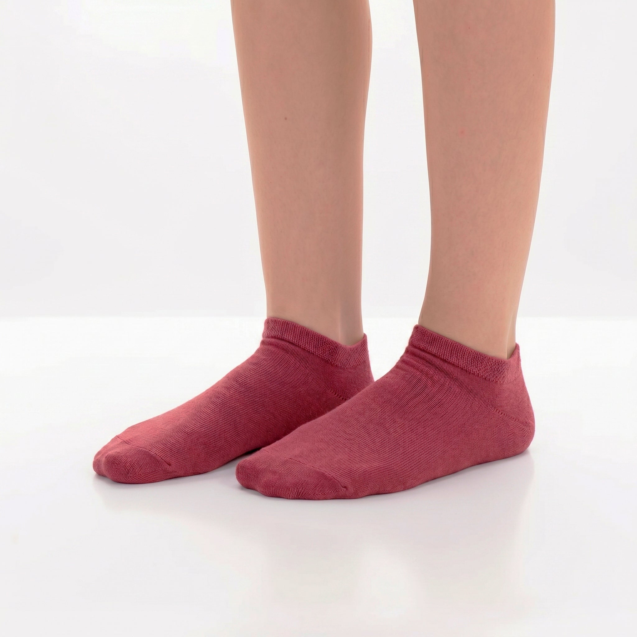 Calcetines Cortos “Silk Touch” ● Suavidad Extrema Bambú ● Pack 3 Pares ● Multi Rosa