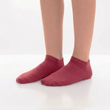 Calcetines Cortos “Silk Touch” ● Suavidad Extrema Bambú ● Pack 3 Pares ● Multi Rosa