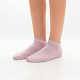 Calcetines Cortos “Silk Touch” ● Suavidad Extrema Bambú ● Pack 3 Pares ● Multi Lila
