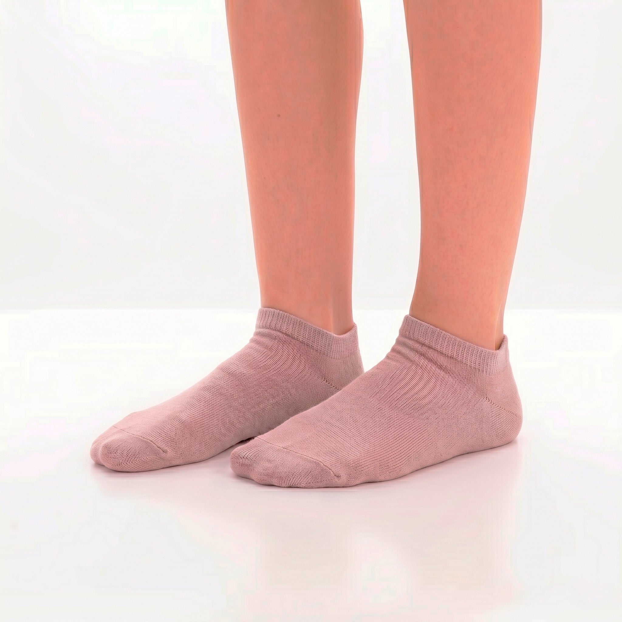 Calcetines Cortos “Silk Touch” ● Suavidad Extrema Bambú ● Pack 3 Pares ● Multi Rosa