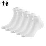 Pack 5 Pares Meias Curtas Basic Branco