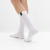 Calcetines “Elite Crew” • Comodidad y Resistencia • Algodón Superior • Pack 2 Pares • Blanco