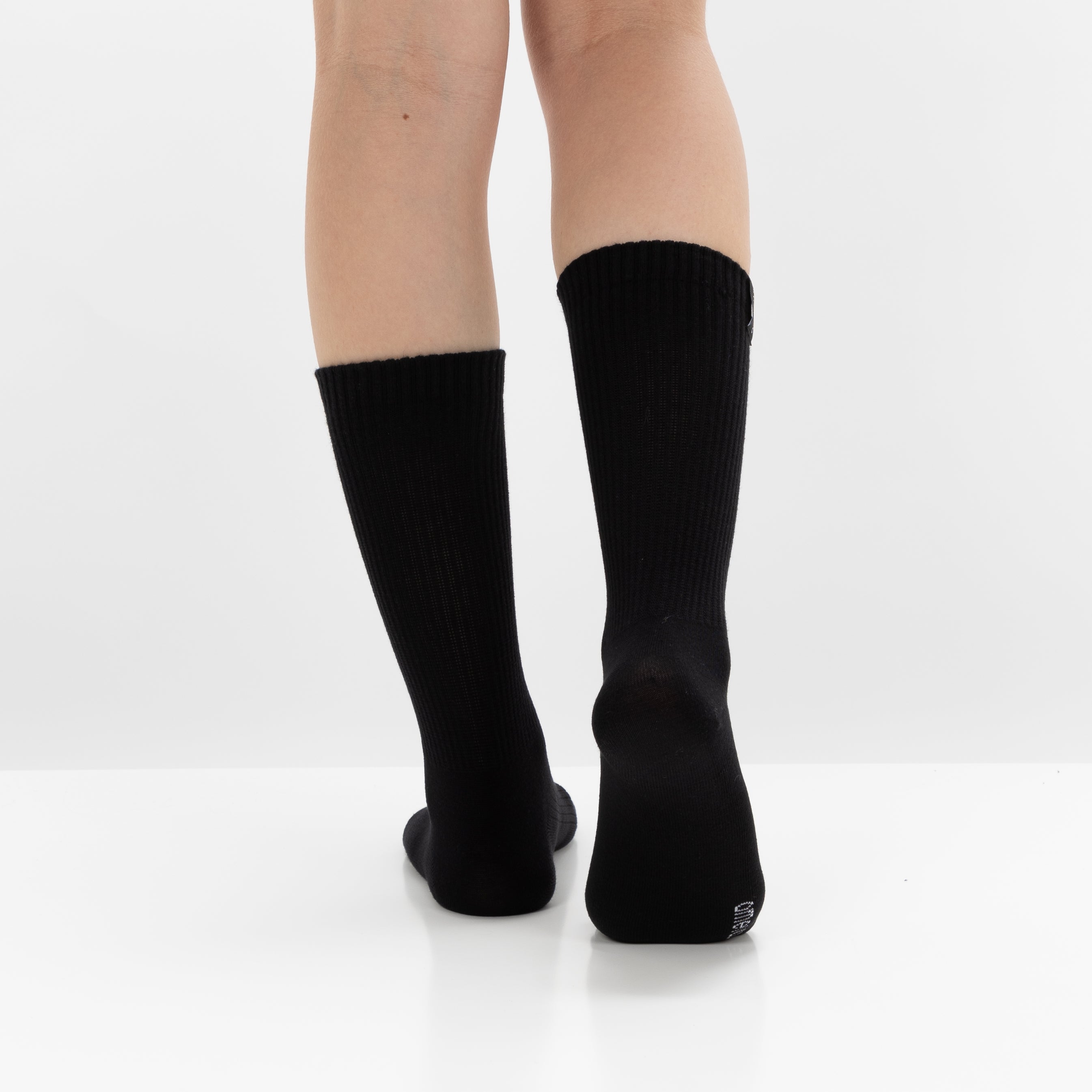 Calcetines “Elite Crew” • Comodidad y Resistencia • Algodón Superior • Pack 2 Pares • Negro