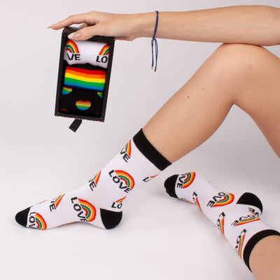 Caja Regalo 3 Pares de Calcetines Pride Lover