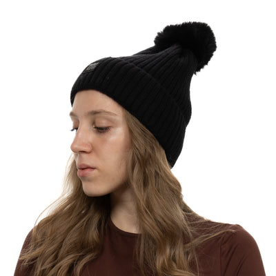 Gorro Térmico Heatkeeper con Pompón - Negro