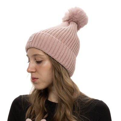 Gorro Térmico Heatkeeper con Pompón - Rosa