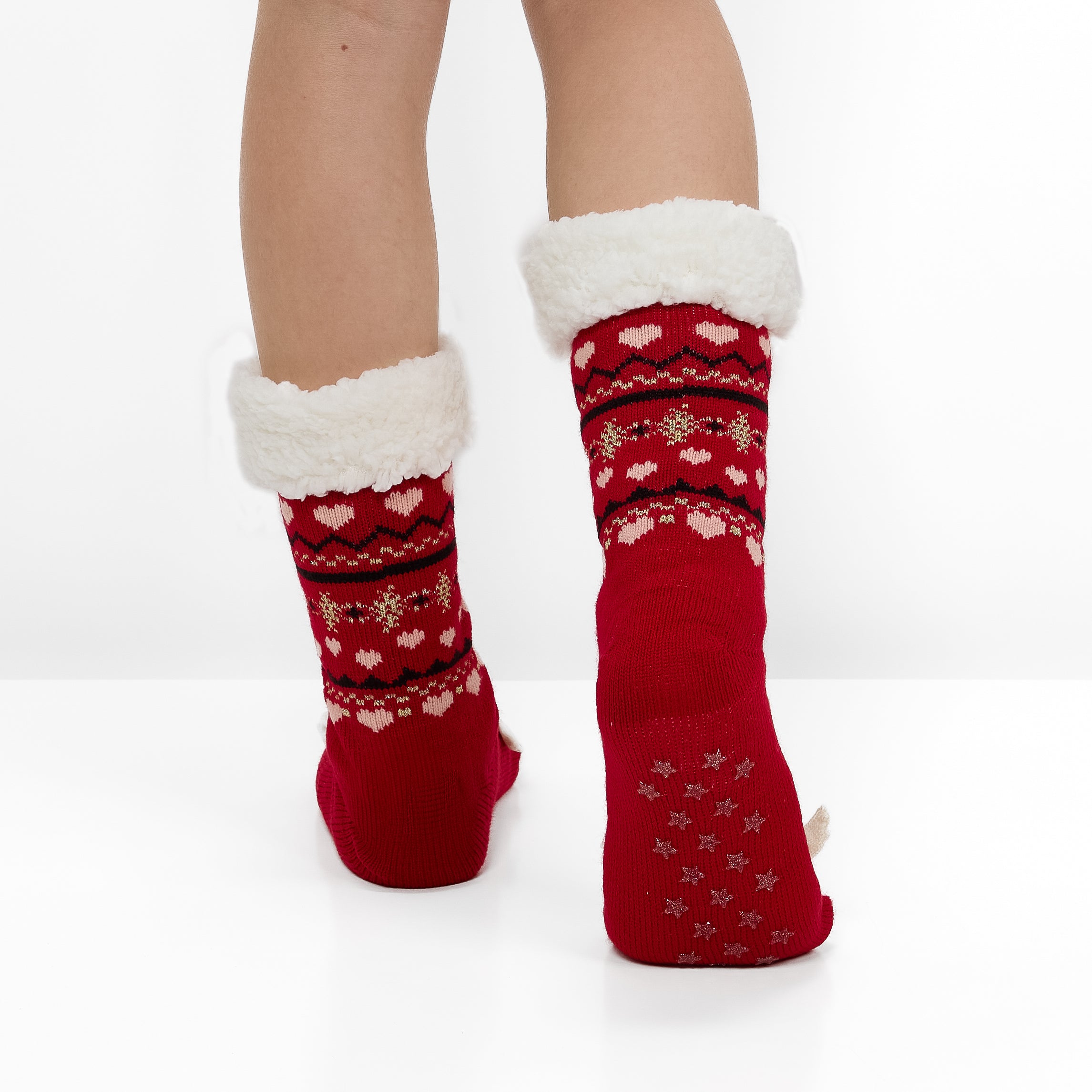 Calcetines Antideslizantes y Calientes de Navidad para Mujer – Angelito