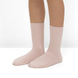 Pack de 2 Pares de Calcetines de Punto Acanalado con Rayas Rosas