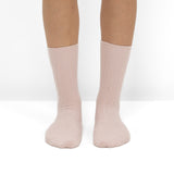 Pack de 2 Pares de Calcetines de Punto Acanalado con Rayas Rosas