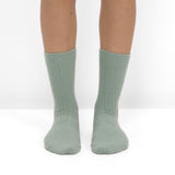 Pack de 2 Pares de Calcetines de Punto Acanalado con Rayas Verdes