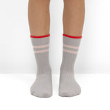 Pack de 2 Pares de Calcetines de Punto Acanalado con Rayas Rosas