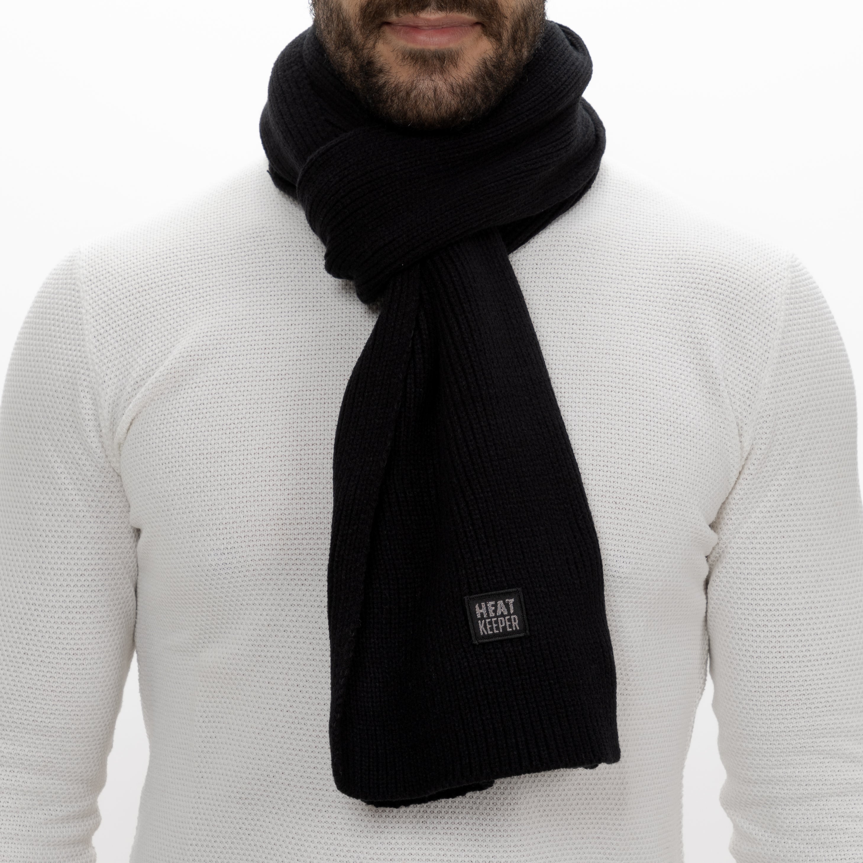 Cachecol Térmico de Malha Heatkeeper Preto