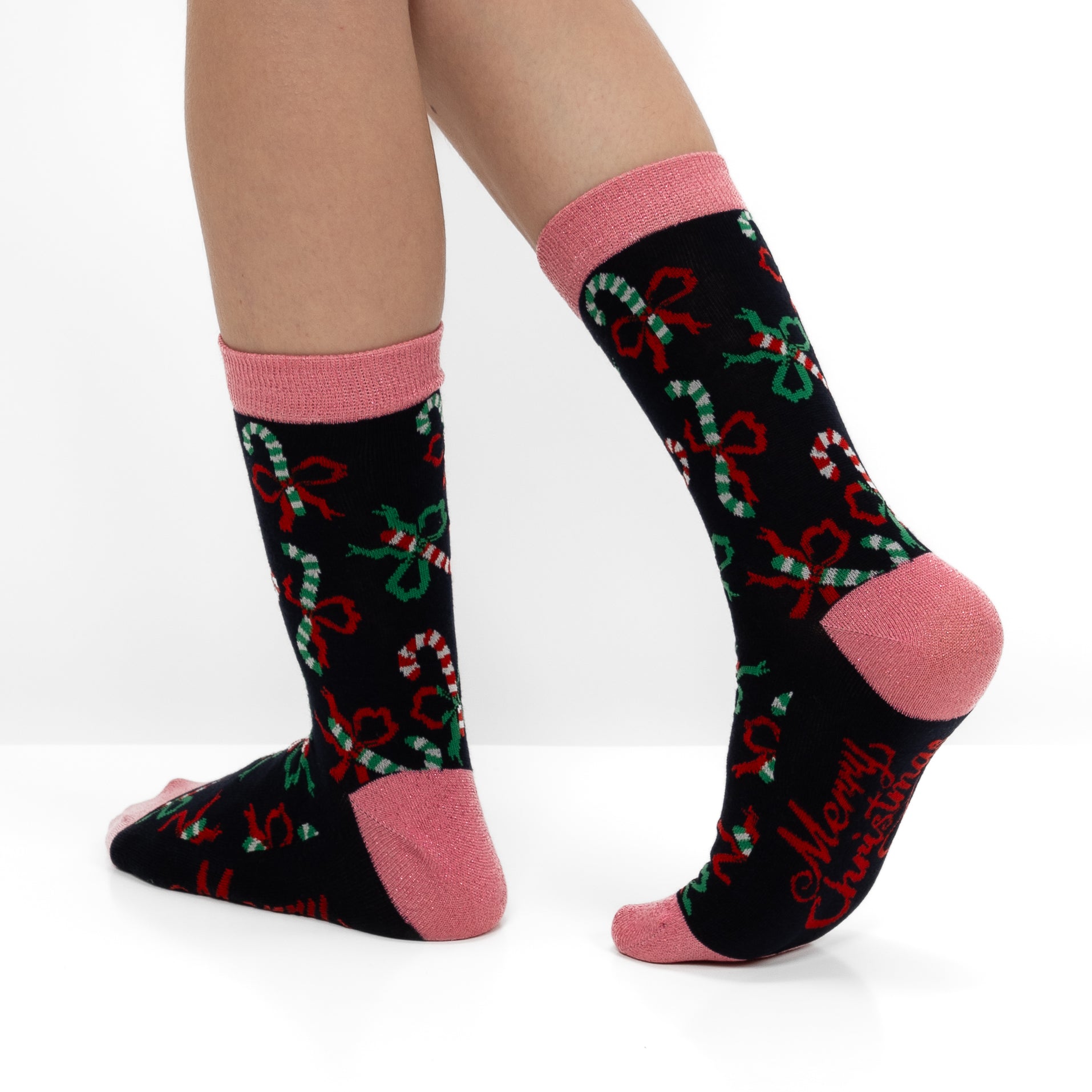 Pack de 2 Pares de Calcetines Divertidos de Navidad para Mujer