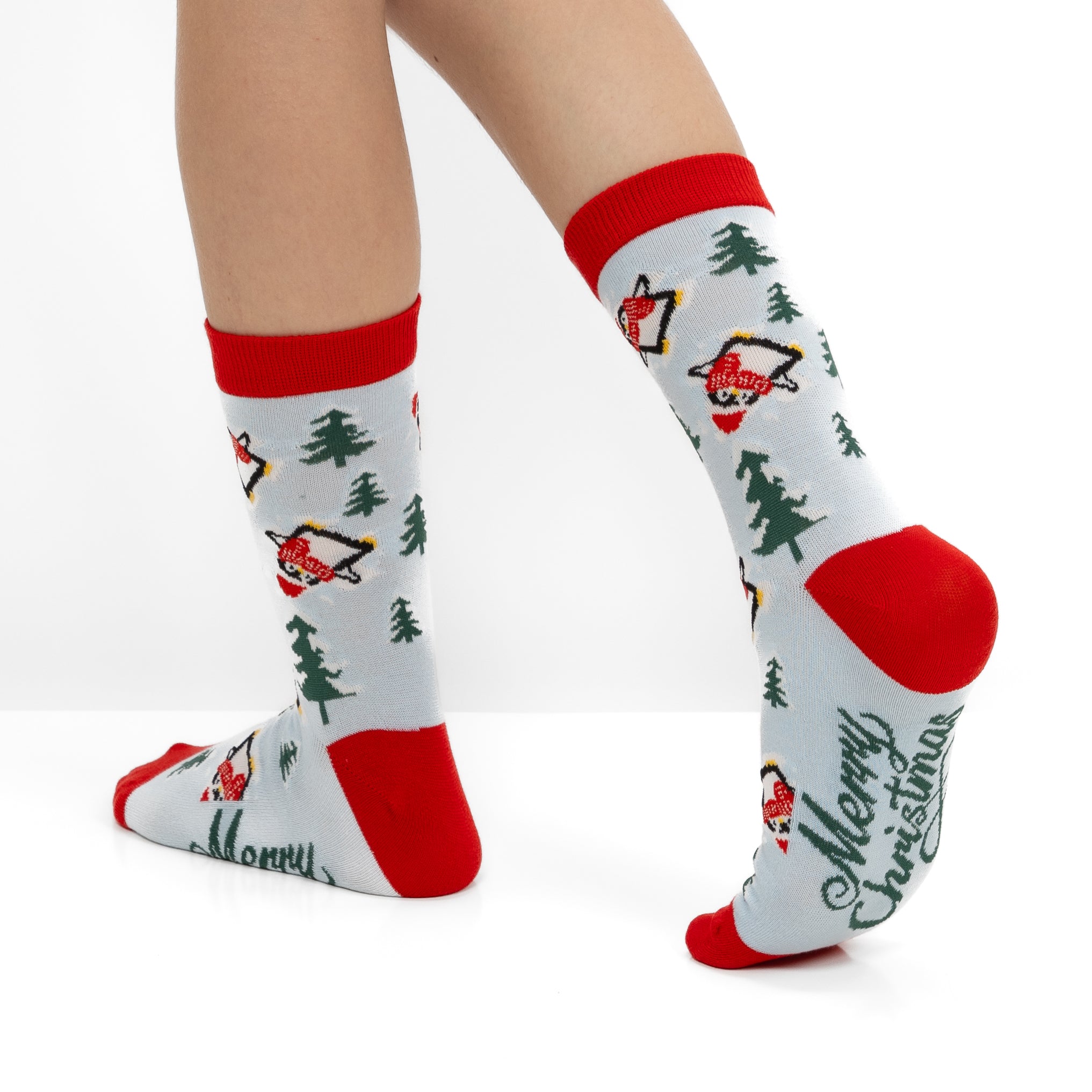 Pack de 2 Pares de Calcetines Divertidos de Navidad para Mujer