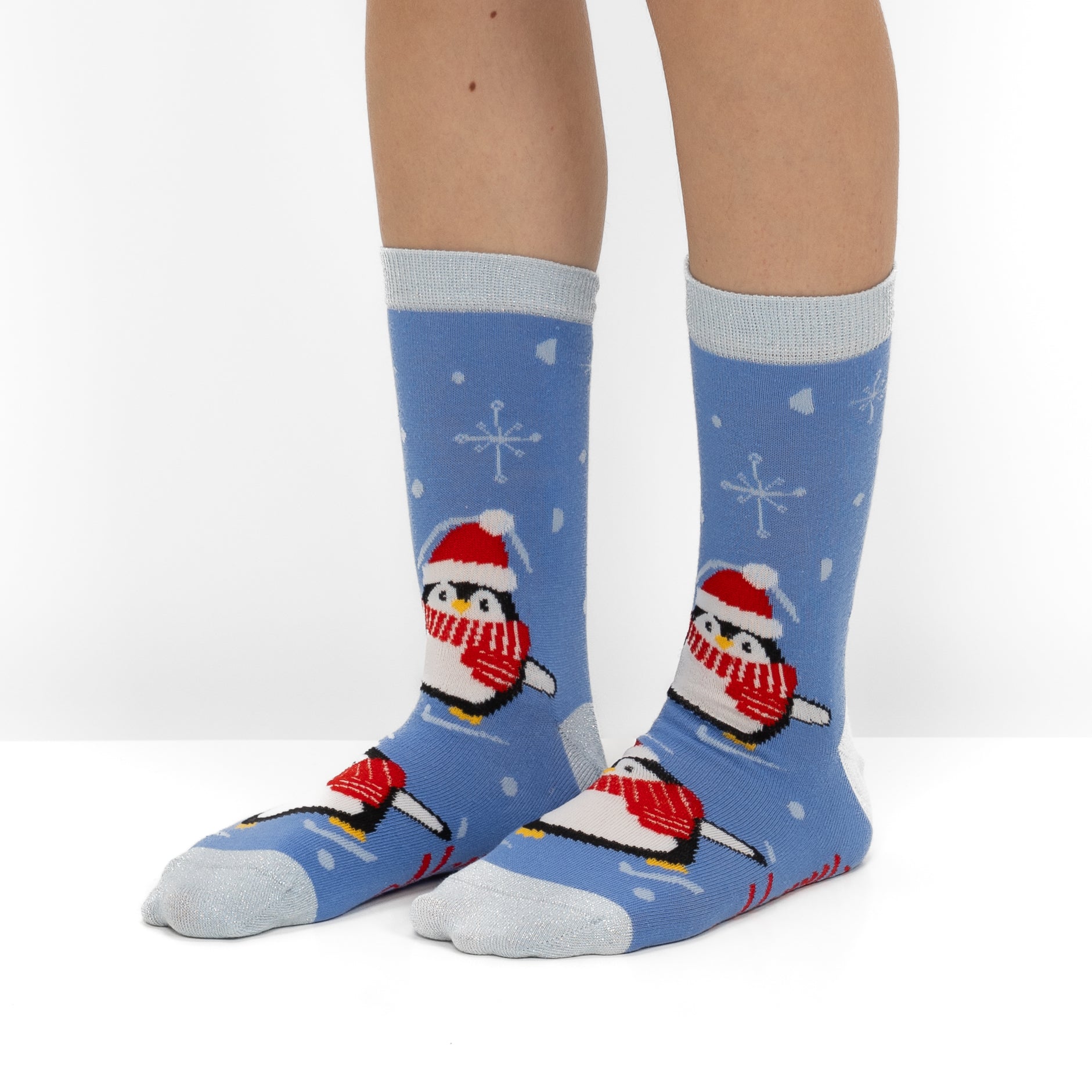 Pack de 2 Pares de Calcetines Divertidos de Navidad para Mujer