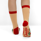 Pack de 2 Pares de Calcetines Divertidos de Navidad para Mujer