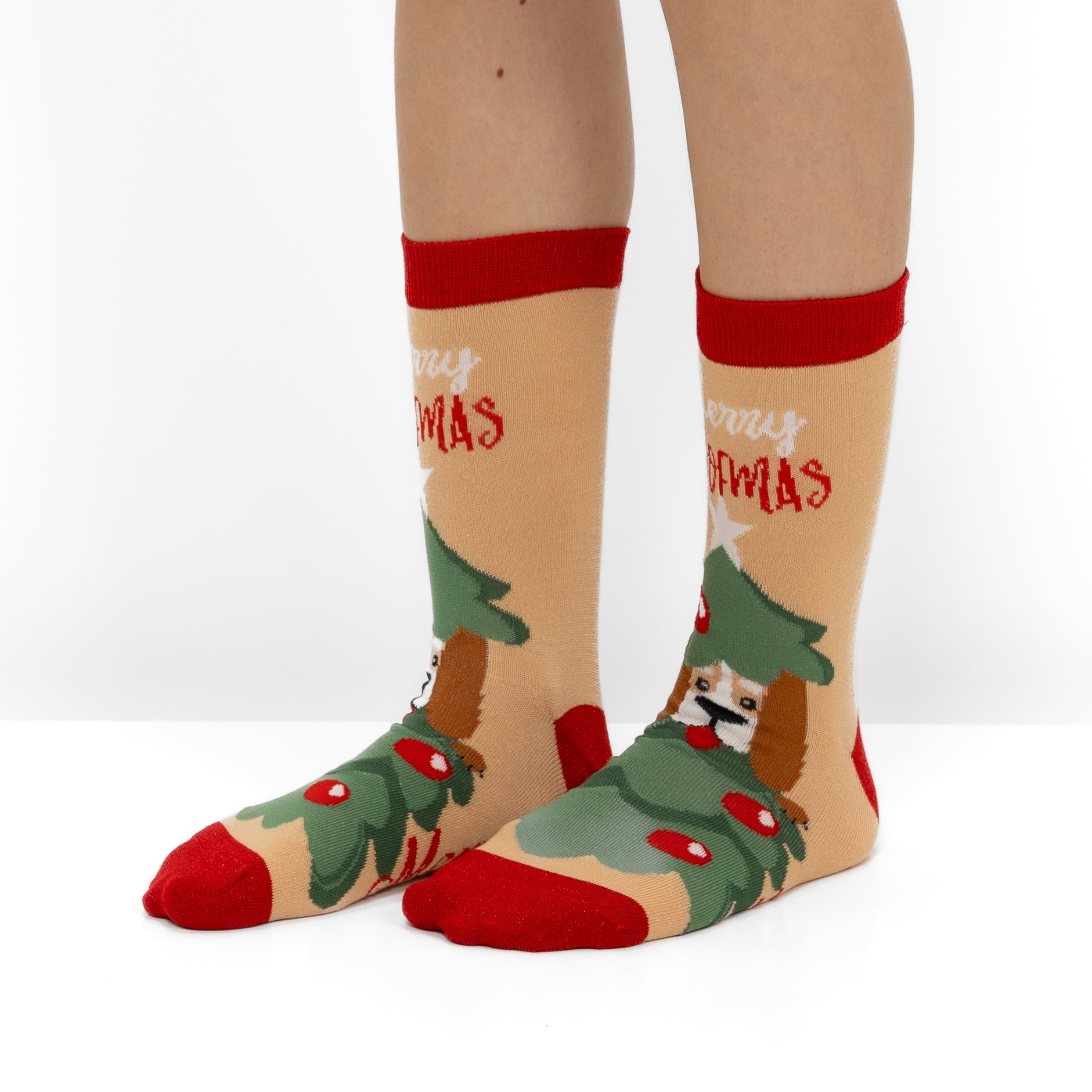 Pack de 2 Pares de Calcetines Divertidos de Navidad para Mujer