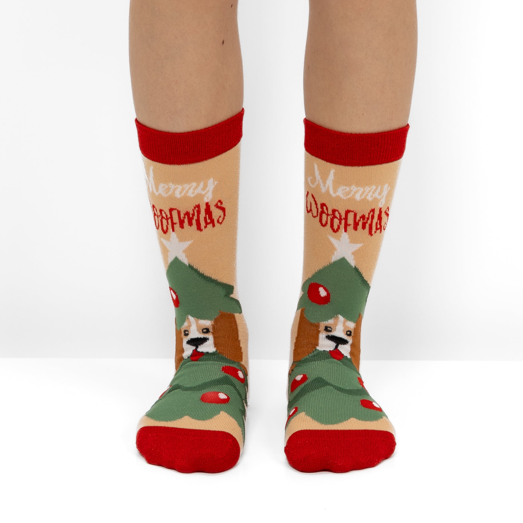 Pack de 2 Pares de Calcetines Divertidos de Navidad para Mujer