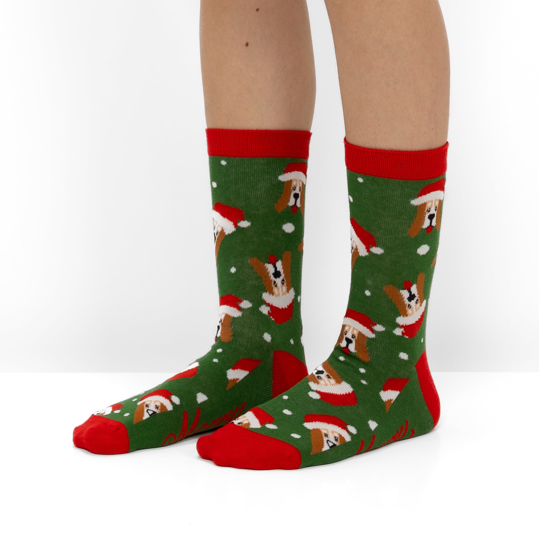 Pack de 2 Pares de Calcetines Divertidos de Navidad para Mujer