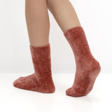Pack de 2 Pares de Calcetines Antideslizantes de Chenilla - Multi Rosa