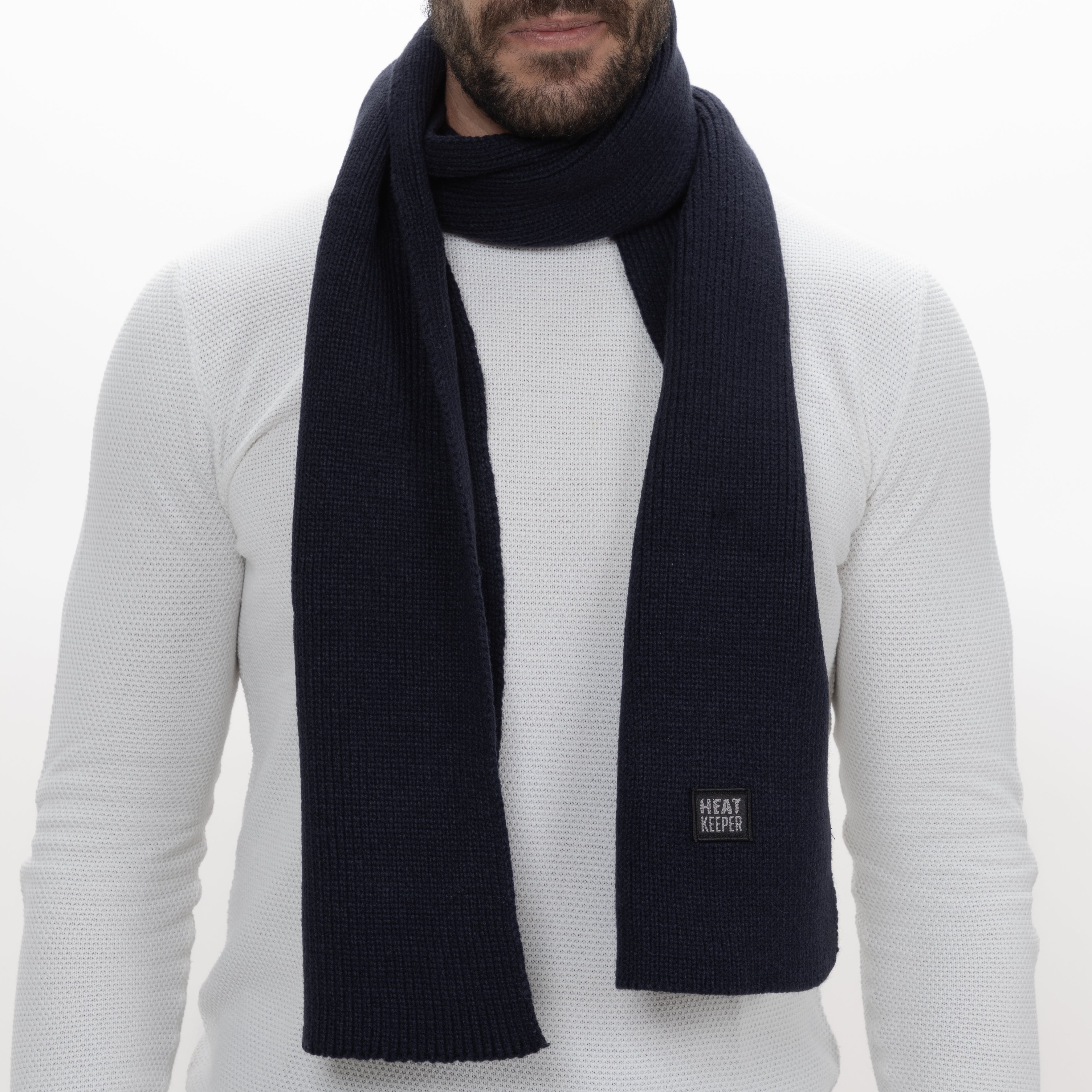 Cachecol Térmico de Malha Heatkeeper Marinho