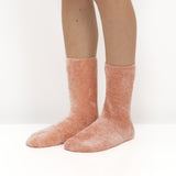Pack de 2 Pares de Calcetines Antideslizantes de Chenilla - Multi Rosa