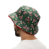 Sombrero Bucket de Navidad reversible