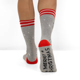 Calcetines de Navidad Antideslizantes para Hombre con Ojos 3D