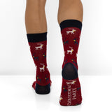 Caja de Regalo con 3 Pares de Calcetines de Navidad para Hombre