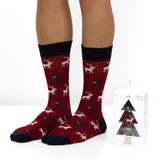 Caja de Regalo con 3 Pares de Calcetines de Navidad para Hombre