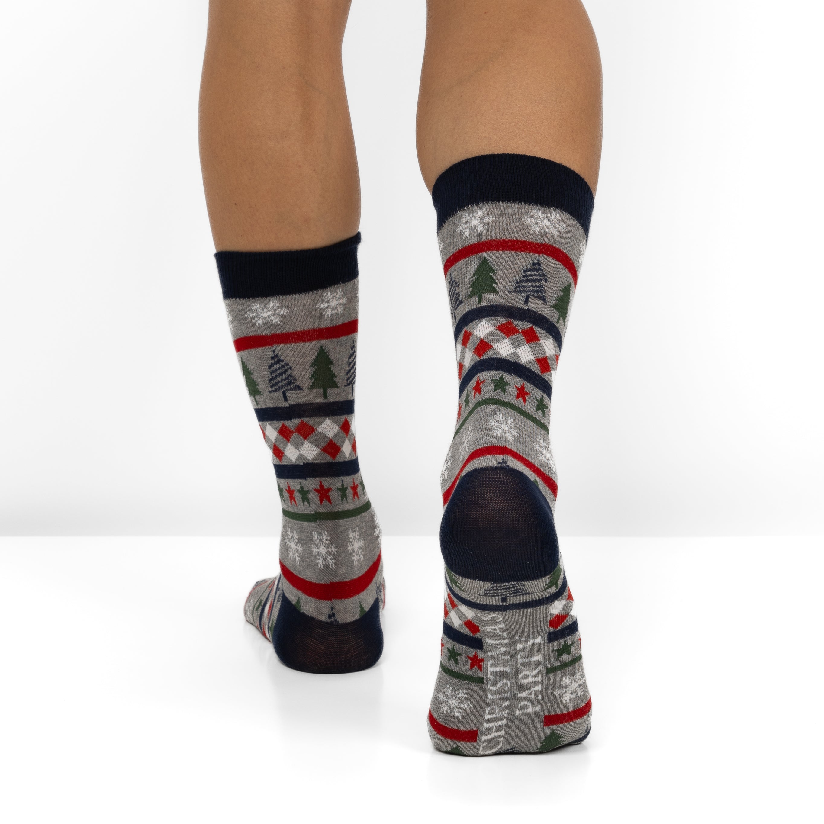 Caja de Regalo con 3 Pares de Calcetines de Navidad para Hombre